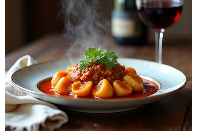 Plat traditionnel lyonnais, Quenelles de Brochet, fumant sur une table